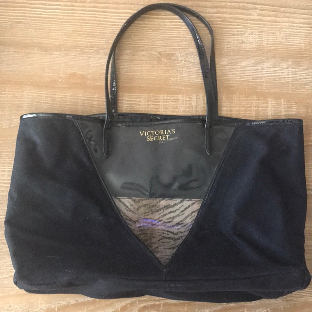 Victoria's Secret Black Tote Bag